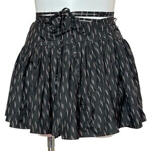 Vintage Chloe Mini Printed‎ Silk Wrap Skirt